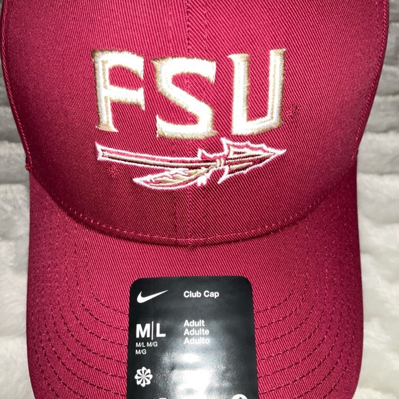 FSU Nike Adjustable Adult Unisex Medium/ Large Baseball Hat New - Picture 2 of 7